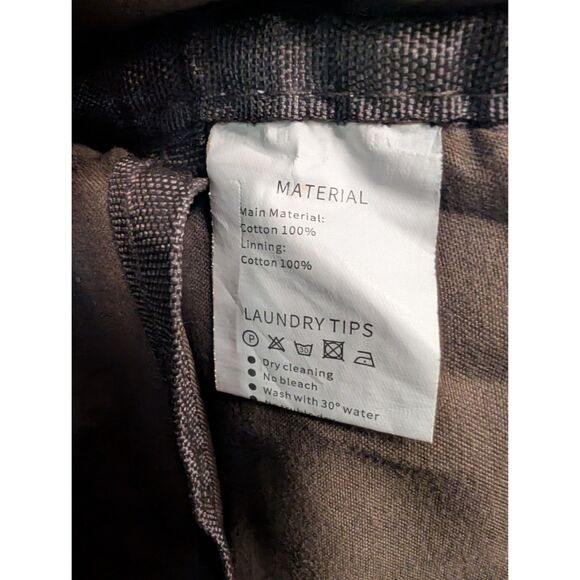 Augur Jans Backpack Mens Brown Canvas Bookbag Leather Strap Hiking Travel School - Picture 13 of 13